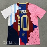 25-26 MESSI #10 Special Edition Fans Soccer Jersey (右粉色)