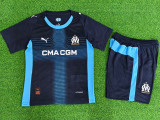 25-26 Marseille Away Kids Player Version Soccer Jersey (球员童装)