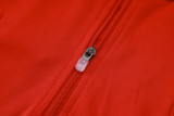 25-26 Man Utd Red Half Pull Tracksuit #B2511(半拉链)