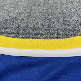 Warriors CURRY #30 Blue 75th Anniversary Retro NBA Jersey