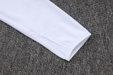 25-26 JUV White Half Pull Tracksuit (半拉链)