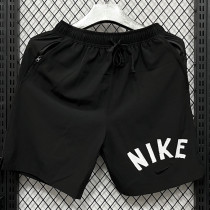 D703 NK Black Casual Short Pants