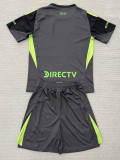 25-26 River Plate Black GoalKeeper Kids Soccer Jersey