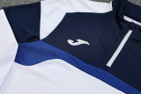 2025 JOM White Half Pull Tracksuit #813(半拉链)