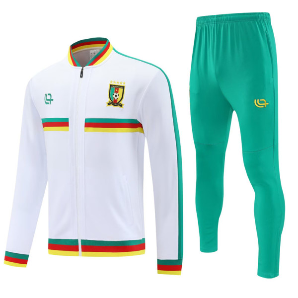 25-26 Cameroon White Jacket Tracksuit