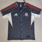 25-26 Bayern Grey Casual Edition Baseball Jersey