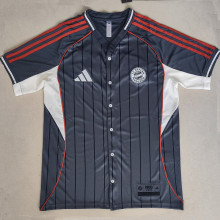 25-26 Bayern Grey Casual Edition Baseball Jersey