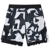 C2502 Jordan Black white Casual Short Pants #破冰斑白