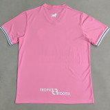 25-26 Morocco Pink Training shirts (白袖边)