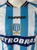 2003-2004 Racing Club Home Retro Soccer Jersey