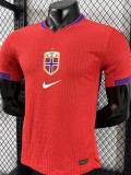 25-26 Norway Home Player Version Soccer Jersey