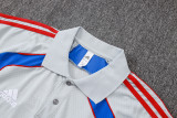 25-26 Bayern Grey Polo Tracksuit #C2547