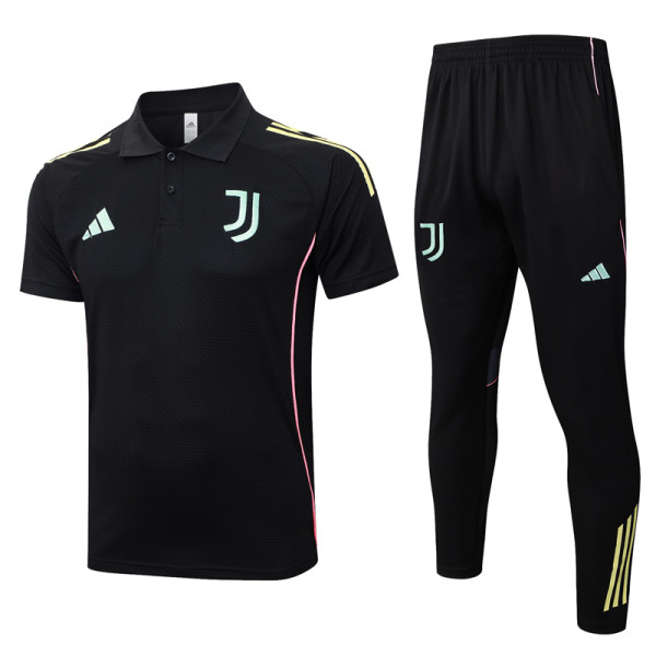 25-26 JUV Black Polo Tracksuit #C2550