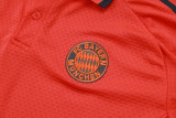 25-26 Bayern Orange Polo Tracksuit #C2545
