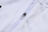 25-26 Germany White Half Pull Tracksuit #B2560(半拉链)