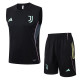 25-26 JUV Black Tank top and shorts suit #D25135