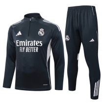 25-26 RMA Dark gray Half Pull Tracksuit #B2562(半拉链)