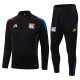 25-26 Lyon Black Half Pull Tracksuit (半拉链)