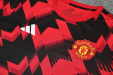 25-26 Man Utd Red black Training Short Suit