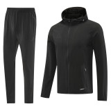 2025 AD Black Hoodie Jacket Tracksuit #AF02
