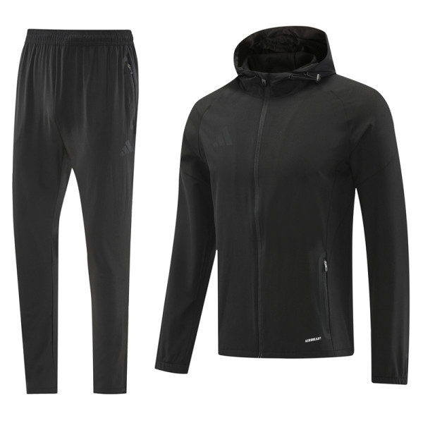 2025 AD Black Hoodie Jacket Tracksuit #AF02