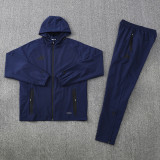 2025 AD Royal blue Hoodie Jacket Tracksuit #AF02