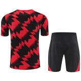 25-26 Man Utd Red black Training Short Suit