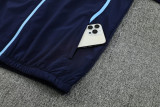 25-26 Man City Royal blue Hoodie Jacket Tracksuit