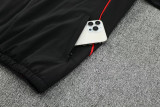 25-26 River Plate Black Hoodie Jacket Tracksuit