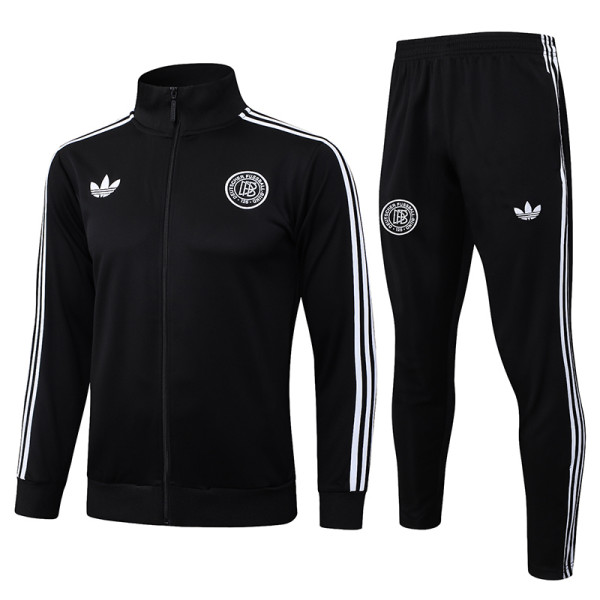 25-26 Germany Black Jacket Tracksuit #A2555
