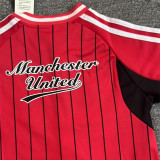 25-26 Man Utd Red Casual Edition Kids Baseball Jersey