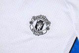 25-26 Man Utd White Training Short Suit #D25155