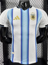 25-26 Argentina Blue White Special Edition Player Version Soccer Jersey