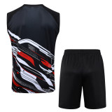 25-26 Sao Paulo Black Tank top and shorts suit #D25159