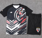 25-26 Sao Paulo Black Training Short Suit #D25162