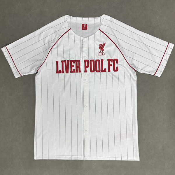 25-26 LIV White Casual Edition Baseball Jersey