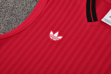 25-26 Flamengo Red Tank top and shorts suit