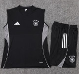 25-26 Germany Black Tank top and shorts suit #D25165