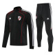 25-26 River Plate Black Jacket Tracksuit