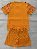25-26 Derby County Orange GoalKeeper Kids Soccer Jersey