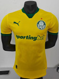 25-26 Palmeiras Yellow Third Player Version Soccer Jersey
