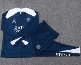 25-26 PSG Jordan Royal blue Kids Half Pull Tracksuit #E25168(童装)(半拉链)