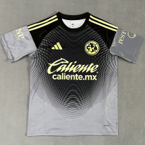 25-26 Club America Black Grey GoalKeeper Soccer Jersey