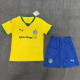 25-26 Palmeiras Third Yellow Kids Soccer Jersey