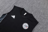 25-26 Ajax Black Tank top and shorts suit #D25196