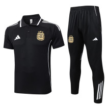 25-26 Argentina Black Polo Tracksuit #C2567