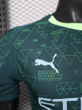 25-26 Man City Green Player Version Soccer Jersey