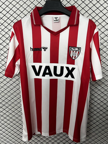 1991 Sunderland Home Retro Soccer Jersey