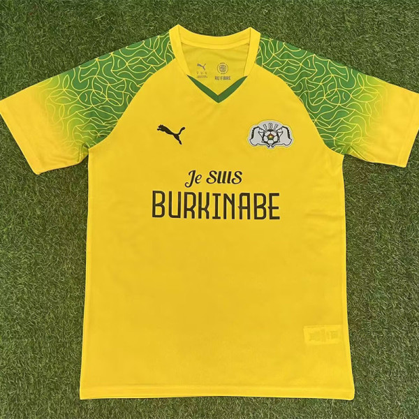 2026 Burkina Faso Yellow Fans Soccer Jersey