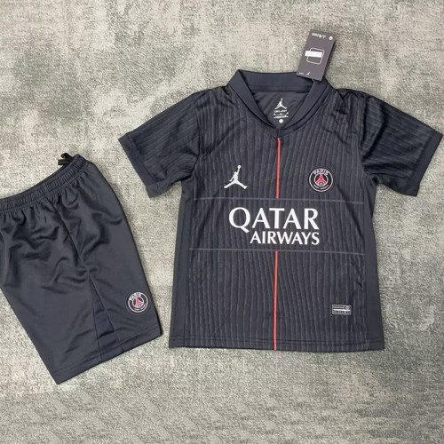 25-26 PSG Jordan Fourth Kids Soccer Jersey